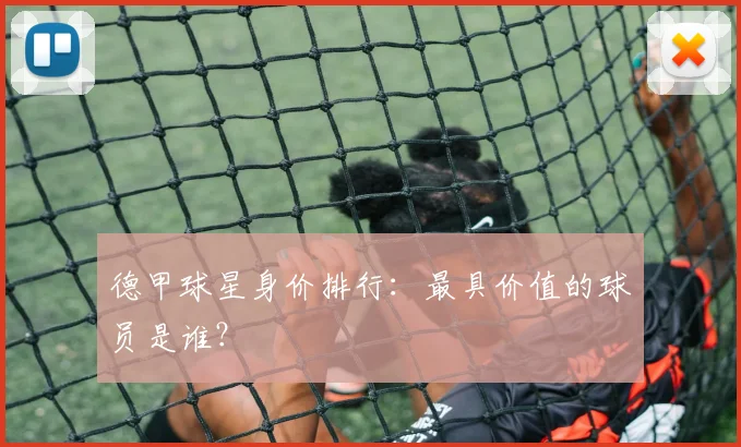 德甲球星身价排行：最具价值的球员是谁？